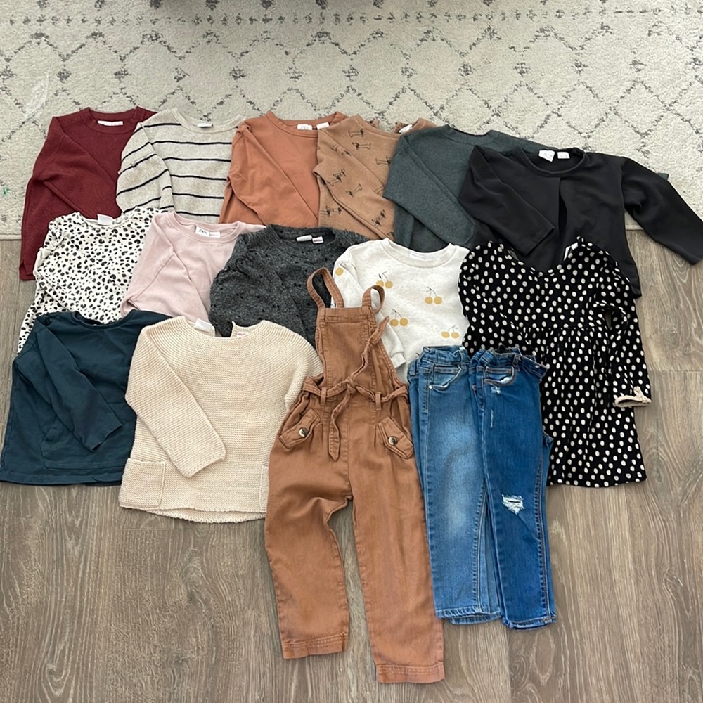 Zara toddler girl fall/winter wardrobe